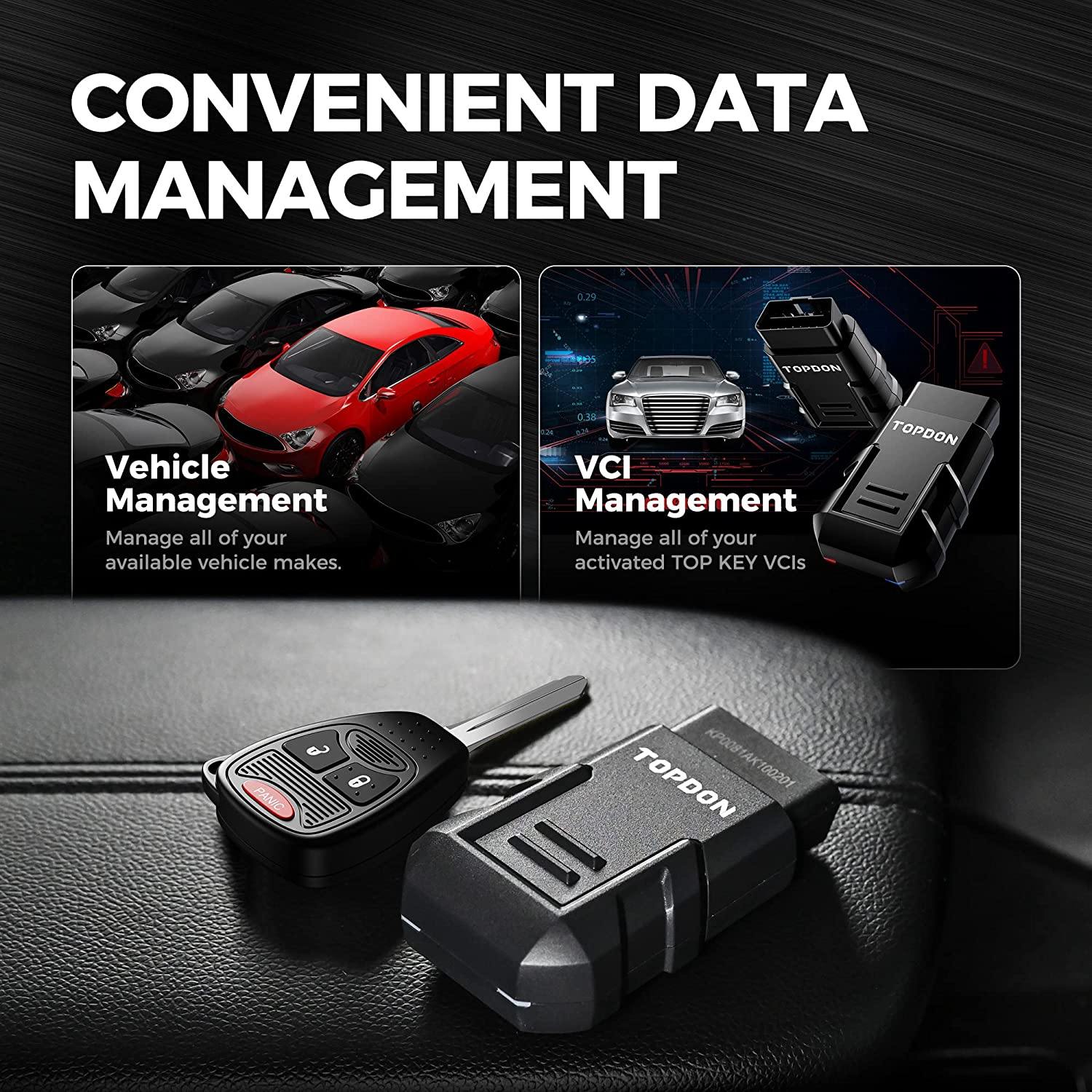 TOPDON TOPKEY Car Key Programmer Jeep Dodge Chrysler | Remote Pro